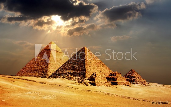 Bild på Giza pyramids cairo egypt